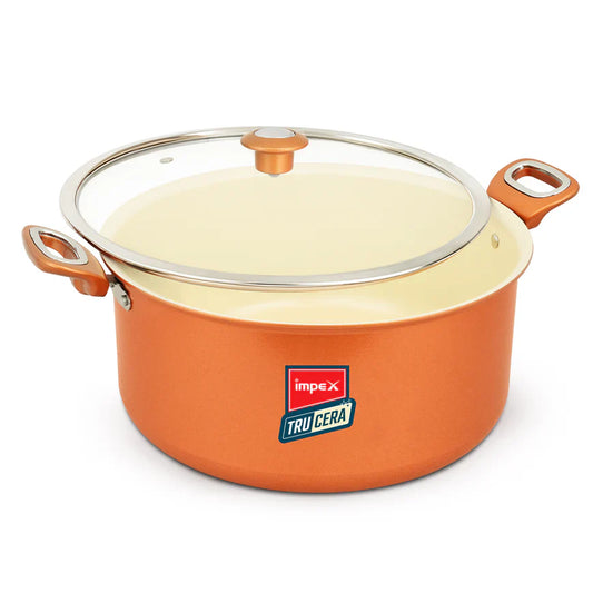 Click to expand Trucera 10L Ceramic Biriyani Pot | Induction, Non-Stick | 2 Year Warranty