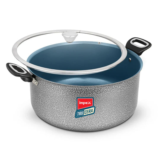 Click to expand Trucera 10L Ceramic Biriyani Pot | Induction, Non-Stick | 2 Year Warranty