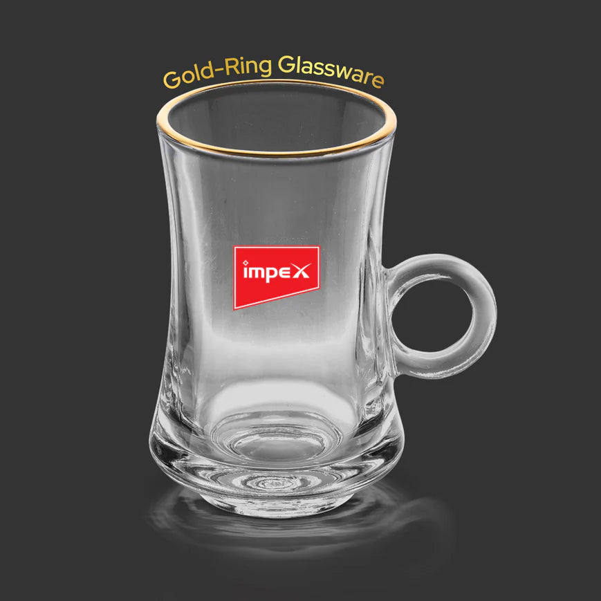 Impex Premium Glassware Dior Gold 105 K - Glass, 105 ml