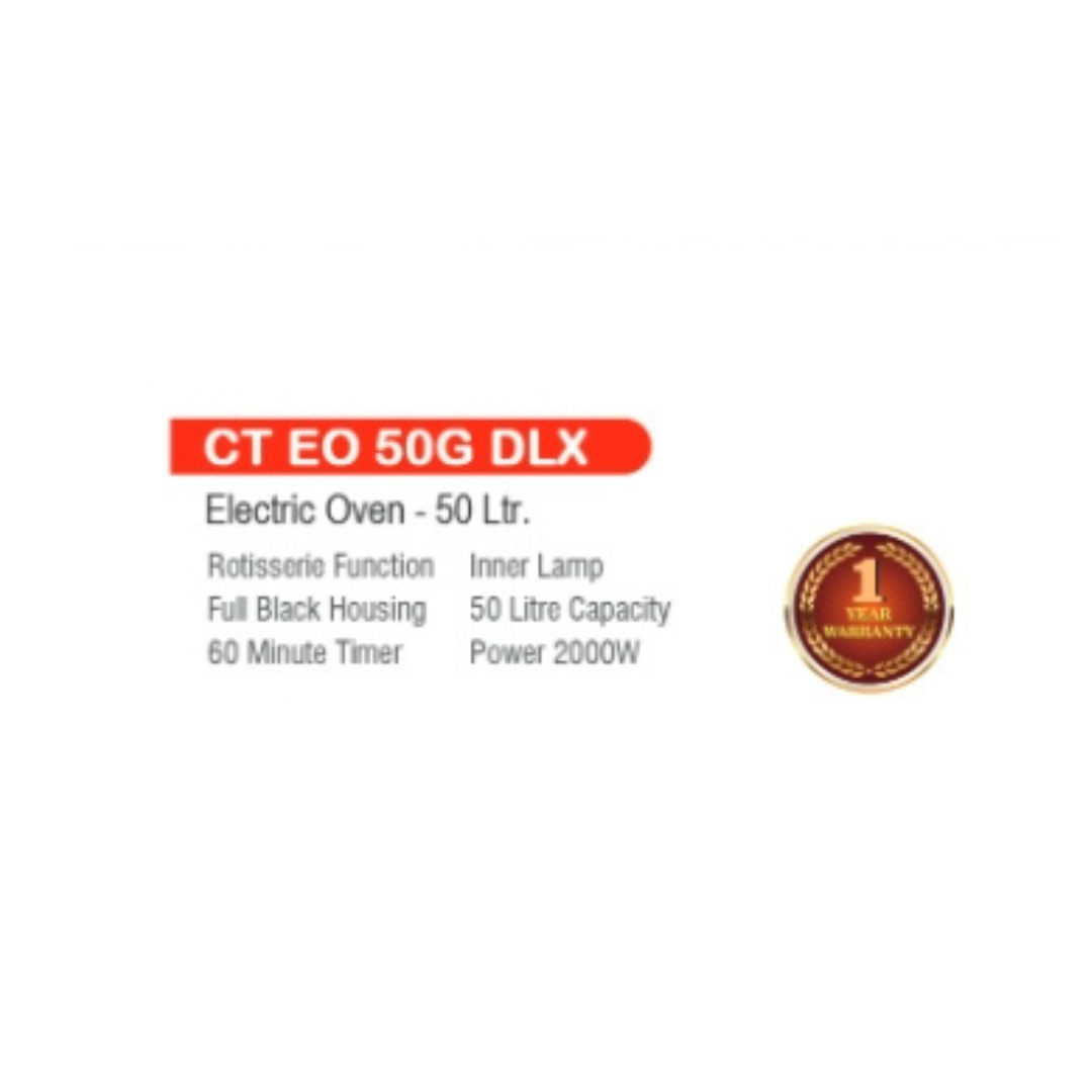 Castor Electric Oven 50 Ltr