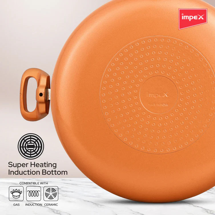 Trucera 8L Ceramic Biriyani Pot | Induction, Non-Stick | 2 Year Warranty