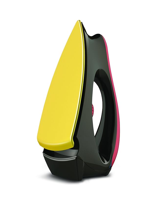 Bajaj Majesty One 1000-Watt Dry Iron (Red/Black)