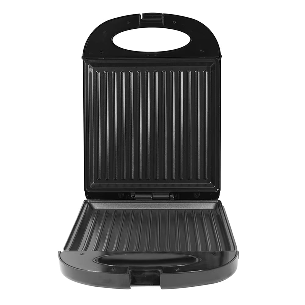 BPL 1200W 4-Slice Grill Sandwich Maker with Large Non-Stick Coating Plates, Cool Touch Handle with Lock, Ready Function LED Indicator, 2 Years Warranty, Black