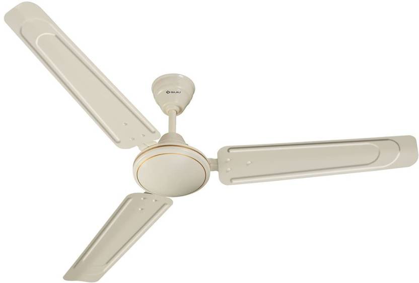 Specifications Colour Brown, White, Bianco Brand Bajaj Sweep 48 inch (1200 mm) Material Aluminium BEE Rating 1 Star Blades 3 Control Regulator