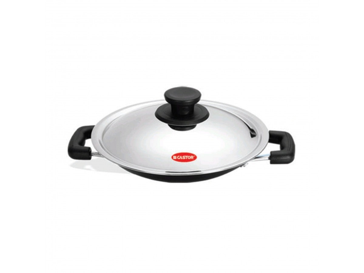 Castor Appachatty with Stainless Steel Lid