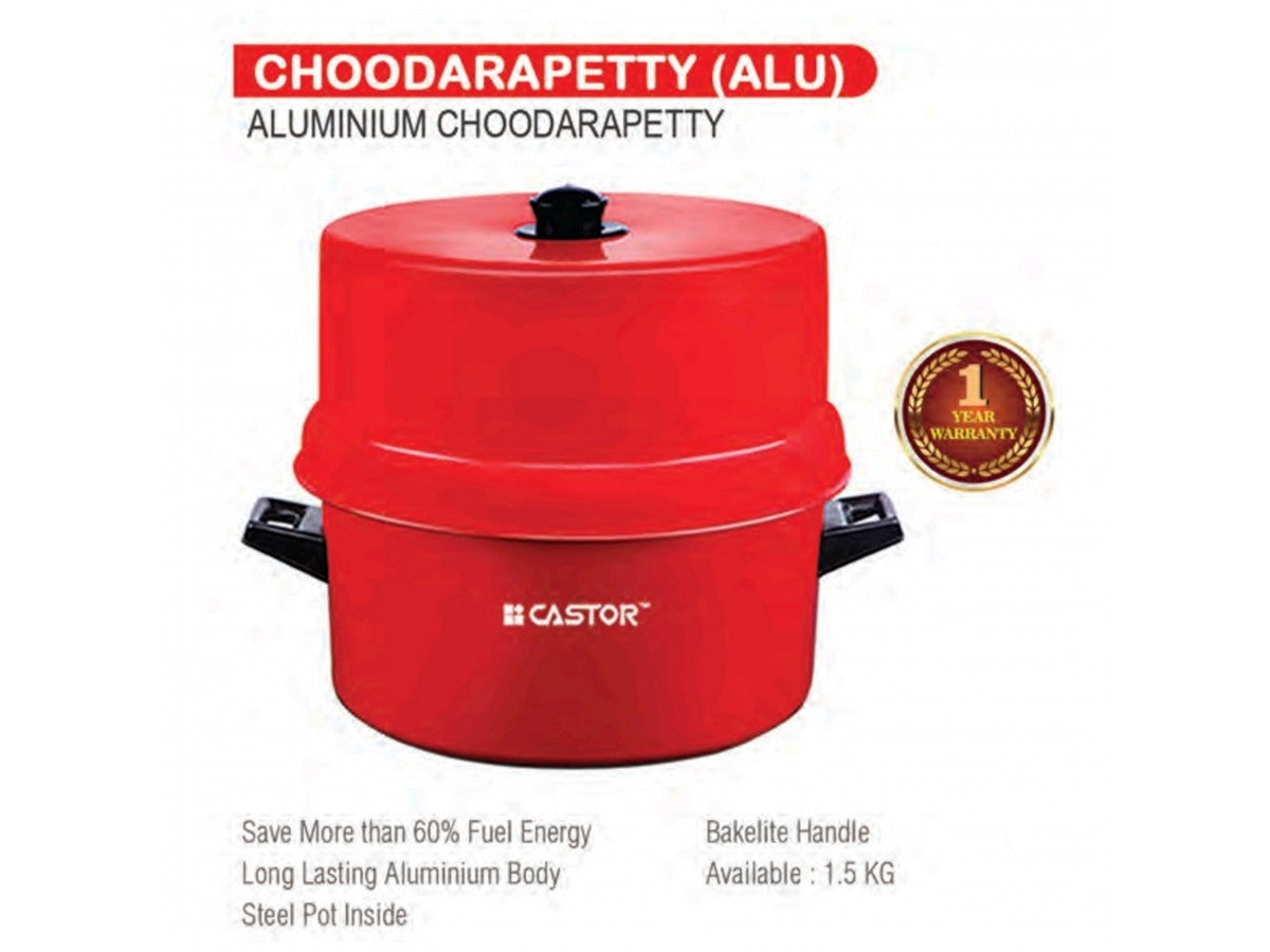 Castor Aluminium Hot Pot 1500 (Choodaarapetti)-CT AL HP1500