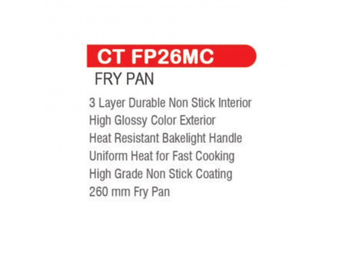 Castor Fry Pan (CT FP 26 CM)