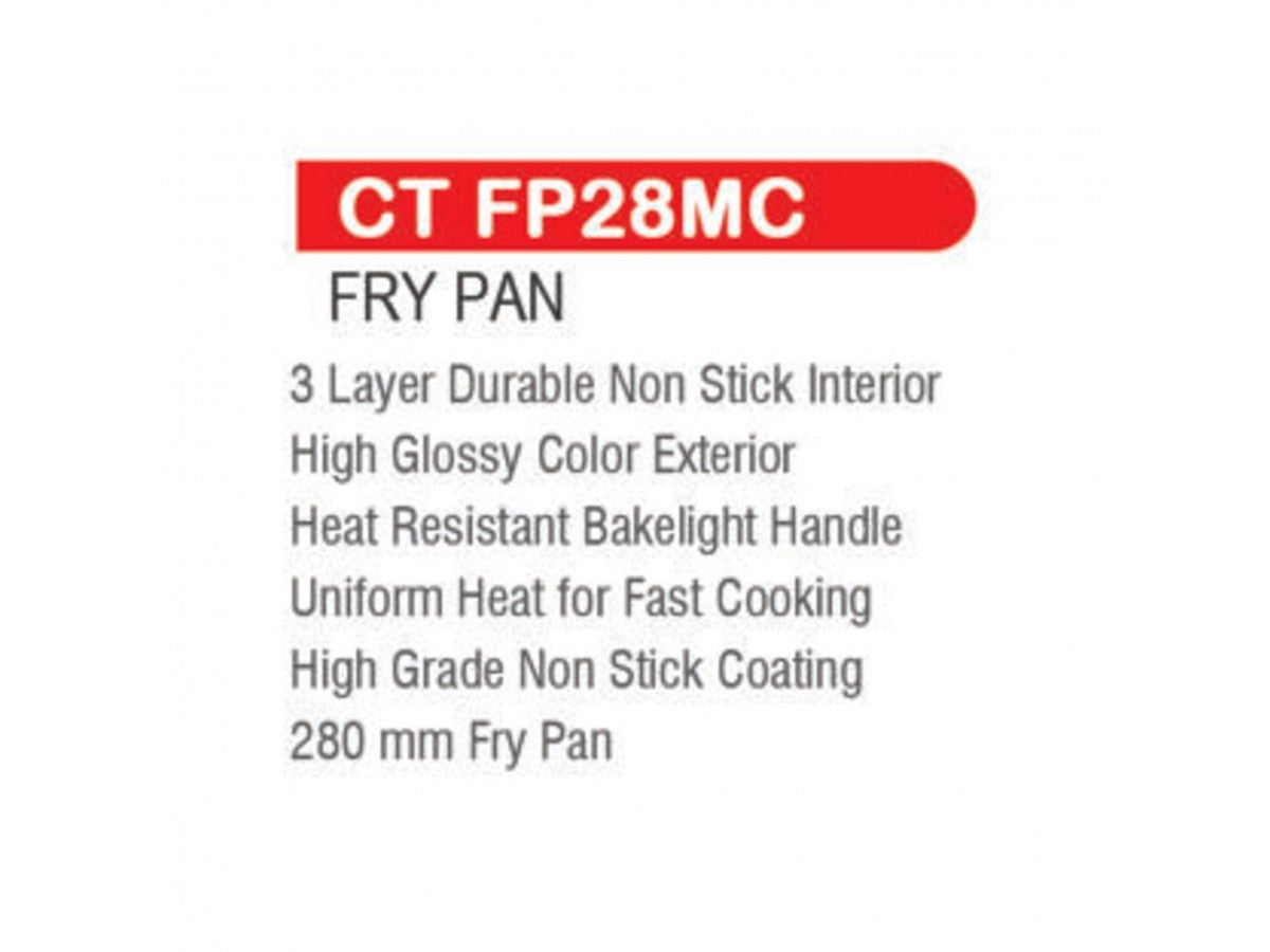 Castor Fry Pan (CT FP 28 CM)