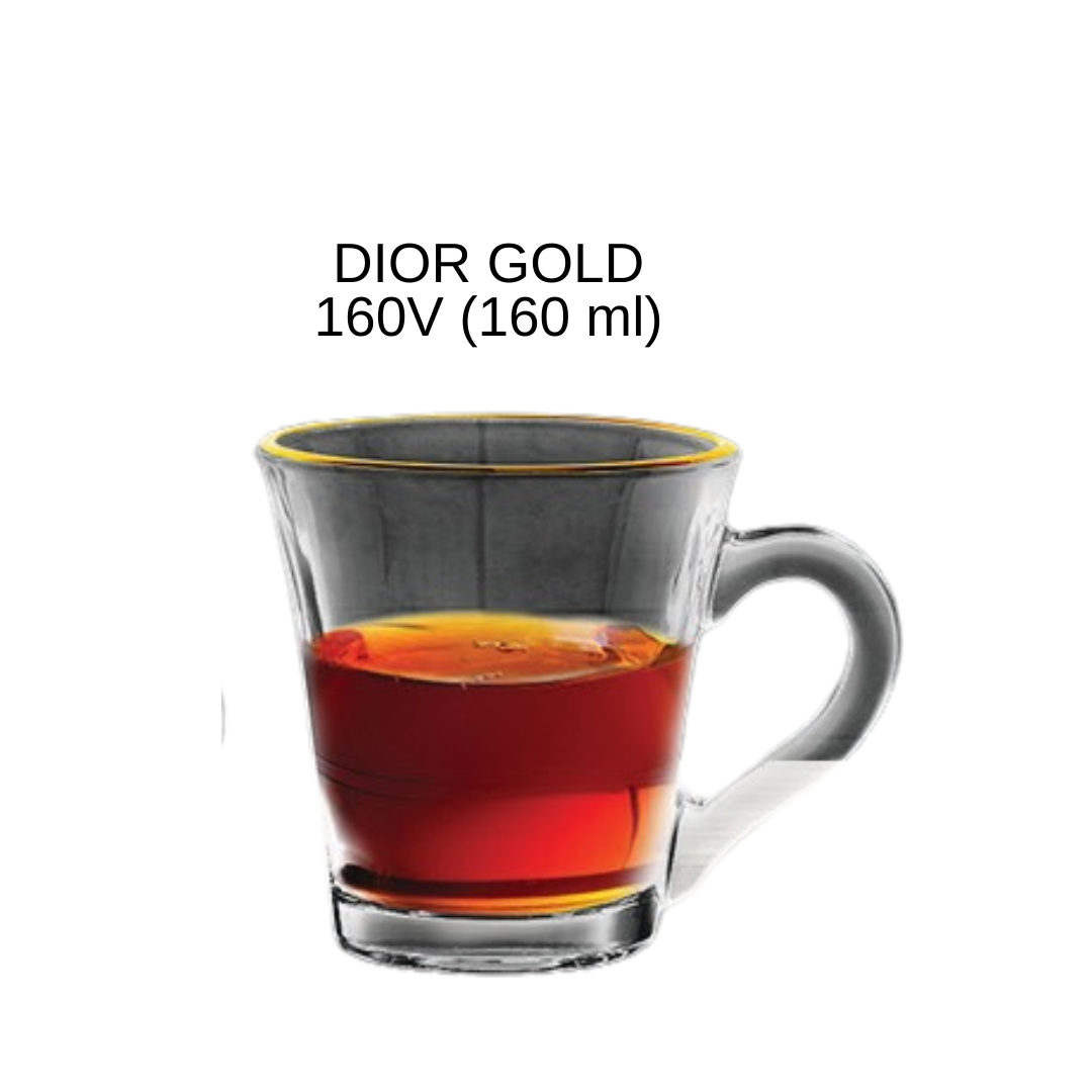 Premium Glassware (Dior Gold 160 V)