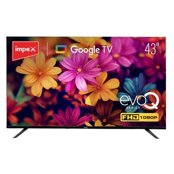 Impex 43 inch Full HD Google LED TV with 4 Year Warranty (EVOQ