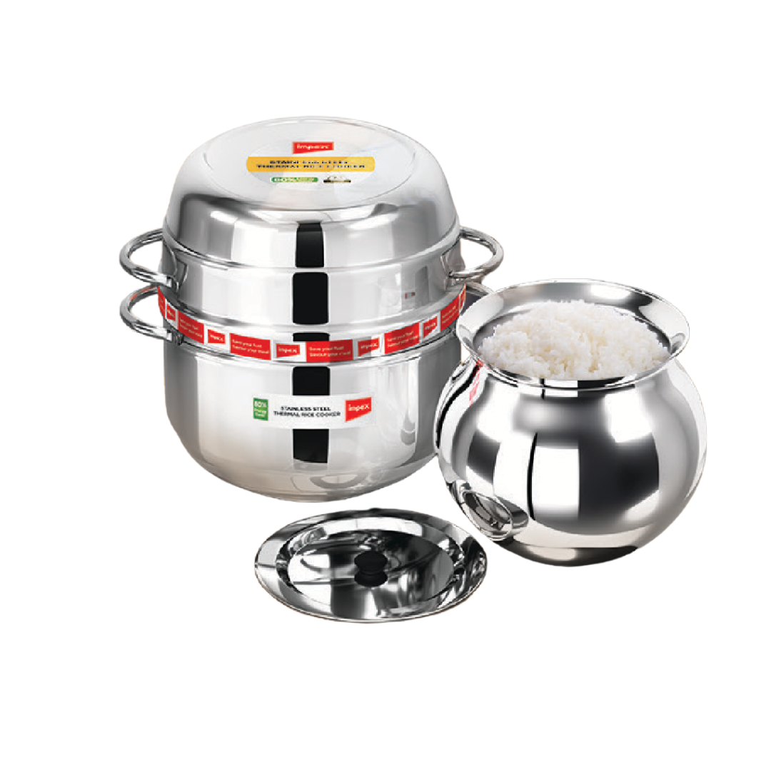 Impex SS Thermal Rice Cooker 1.5 KG (IRC 1500) | 1 years warranty |