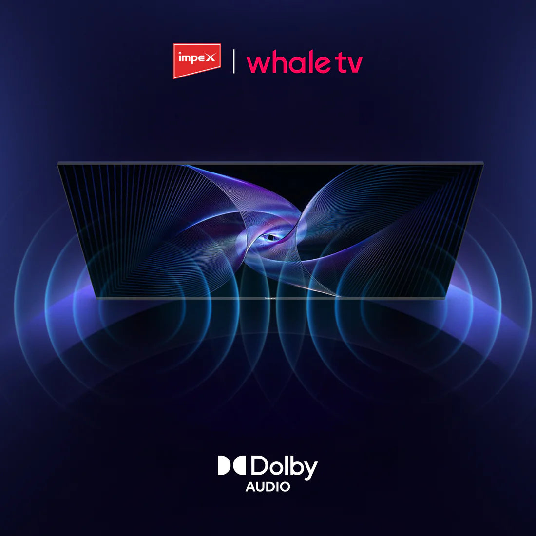 Impex WIOS Whale Series 32-inch HD QLED Smart TV (WIOS 32A2QSK1) with HDR10, Dolby Audio, and 3-Year Warranty (Black)