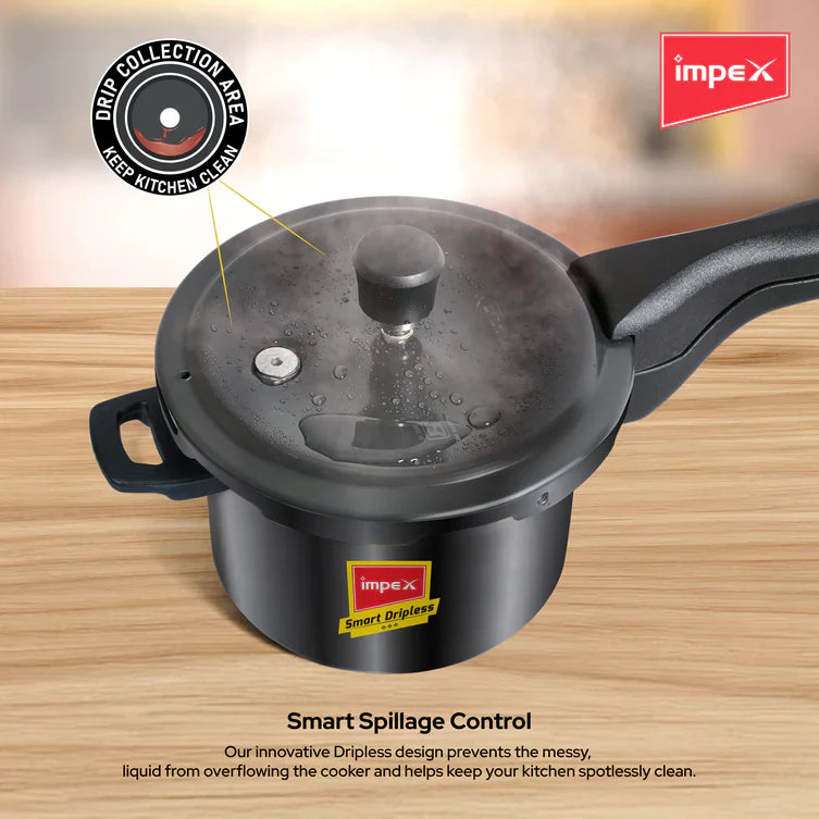 Click to expand Impex HA Smart Dripless D5 4.5L Hard Anodized Aluminium Pressure Cooker