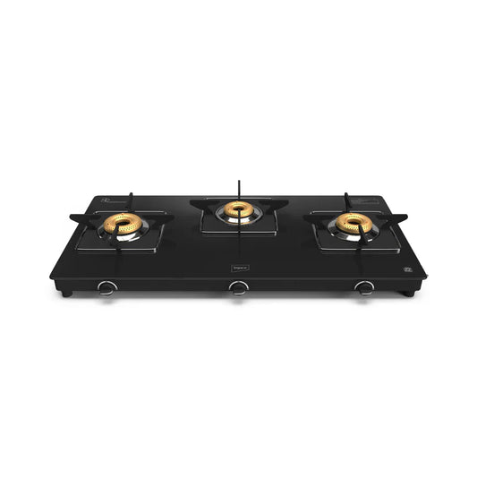 Impex 3-Burner Glasstop Gas Stove (Glaze 3B)