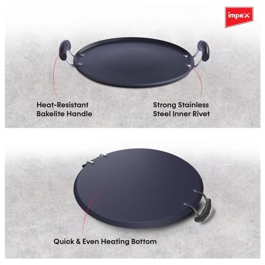 Impex IPT 36 HV Nonstick Aluminium Induction Base Pathiri Tawa