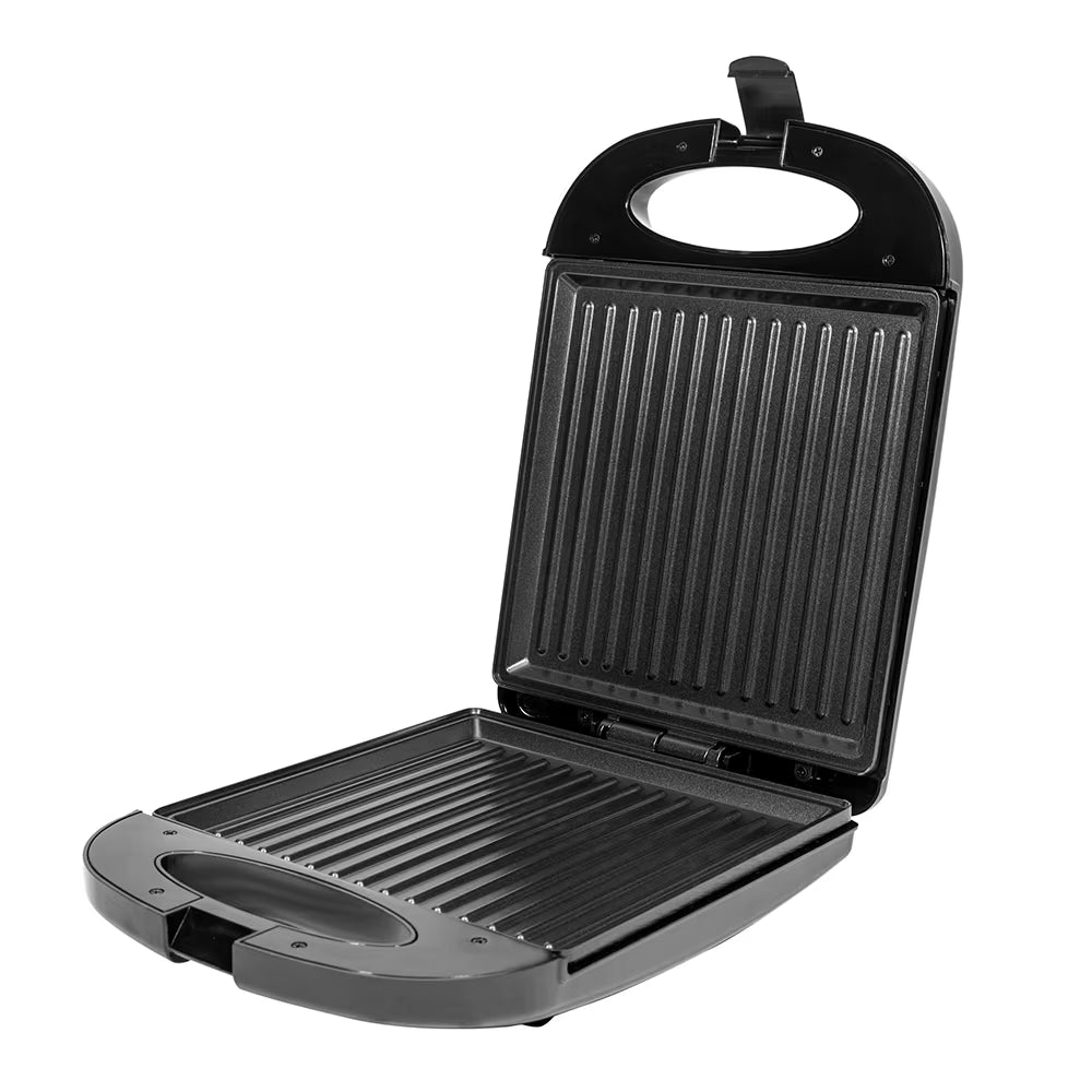 BPL 1200W 4-Slice Grill Sandwich Maker with Large Non-Stick Coating Plates, Cool Touch Handle with Lock, Ready Function LED Indicator, 2 Years Warranty, Black
