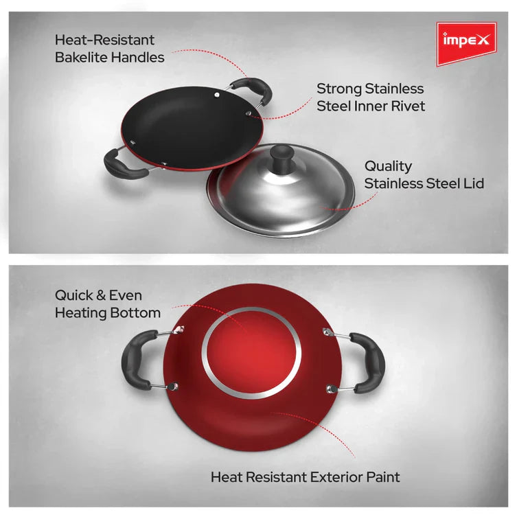 Impex Non-Stick Aluminium Appachatty IAC 2030