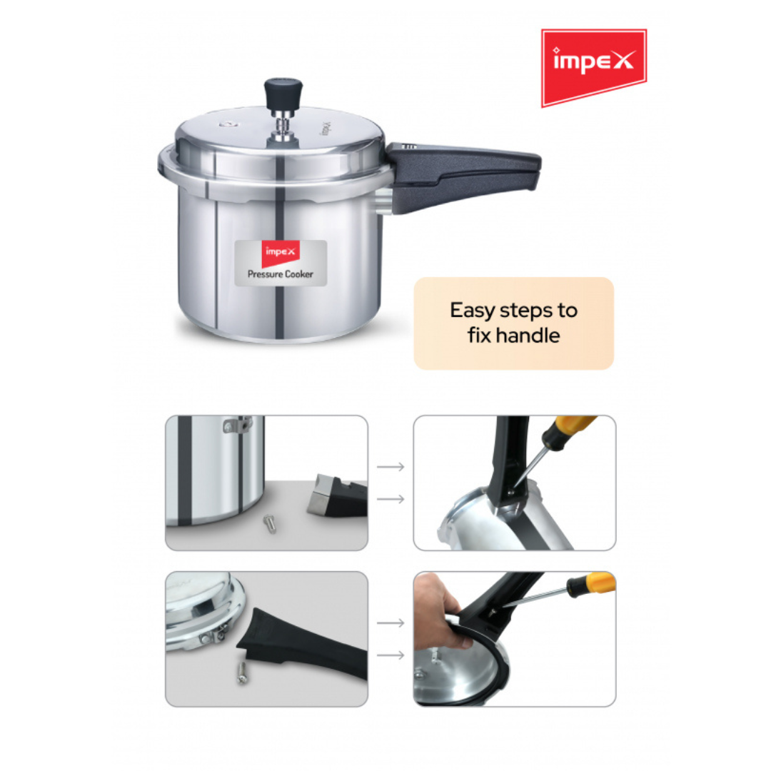 Impex Alu Pressure Cooker Family Combo (ECO 235)