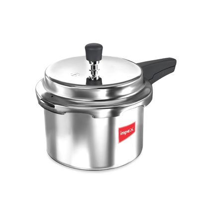 Impex Aluminium  Pressure Cooker 3 L ( ECO 5  ) | 5 Years Warranty |
