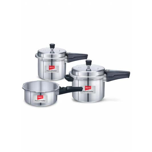 Impex Alu Pressure Cooker Family Combo (ECO 235)