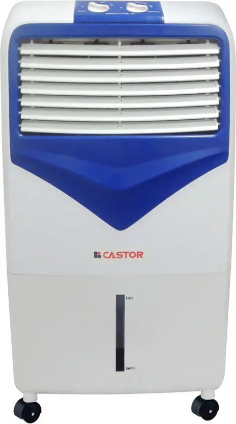 CASTOR 22 L Room/Personal Air Cooler  (White, 22-Litre 3 Level Speed Inverter Compatible Personal Cooler - White)