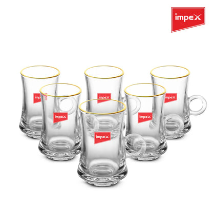 Impex Premium Glassware Dior Gold 105 K - Glass, 105 ml