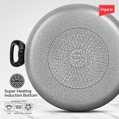 Trucera 8L Ceramic Biriyani Pot | Induction, Non-Stick | 2 Year Warranty