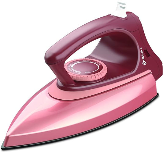 Bajaj Plastic Canvas Metallique Copper Dry Iron 1000W, Regular, 1000 Watts
