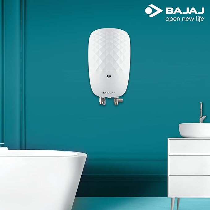 Bajaj Juvel Instant 3 Ltr Vertical Water Heater, White