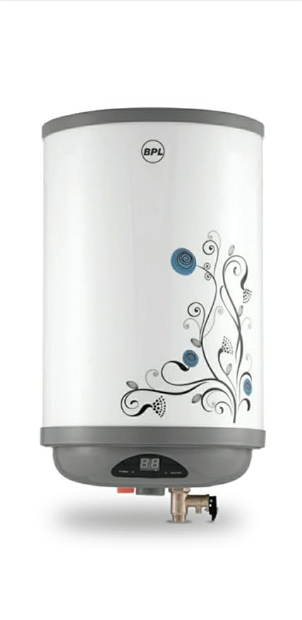 BPL 15L BSWHABS15L2KW5S Storage Water Geyser Digital Display Temperature Control Metal Body Advanced 4 Level Safety and 5 Star Rating for Higher Energy Savings (White)