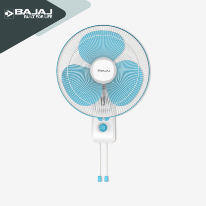 Bajaj Robosto 400 MM Oscillating Wall Fan For Home  | DuraBreeze Technology | 3 years Product  Warranty