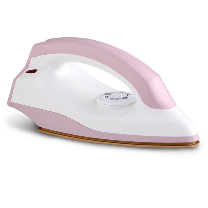 BPL BDIS0021 Adjustable Temperature Setting Heating Up Light Cool Touch Plastic Body 1000 W Dry Iron  (Pink, White)