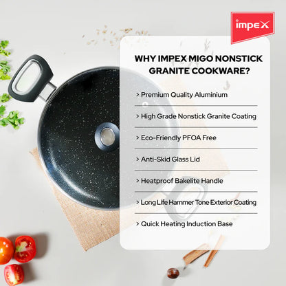 Impex Royal Granite Casserole Set 6 Pcs (RCS6)