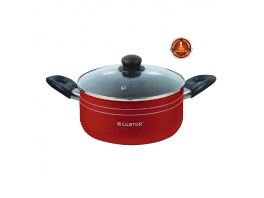 NONSTICK CASSEROLE WITH LID 20 CM