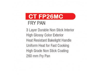 Castor Fry Pan (CT FP 26 CM)