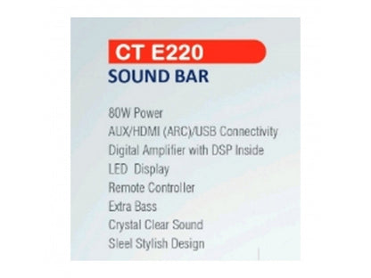 Castor Sound Bar 80W CT-E220
