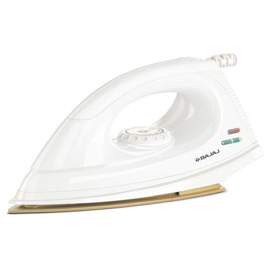 Bajaj DX 7 Neo 1000 Watts Dry Iron | Teflon Coating | Cool Touch Handle | Thermal Safety Fuse | 360 Degree Swivel Cord