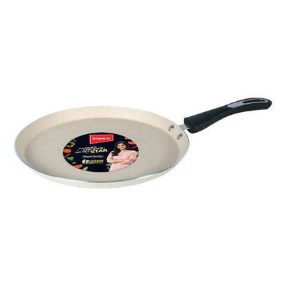 IMPEX Royal Granite Tawa pan 26 cm IB (RTP26B) Tawa 26 cm diameter (Aluminium, Non-stick, Induction Bottom)