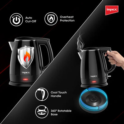 Click to expand IMPEX Electric Kettle (STEAMER JB15)