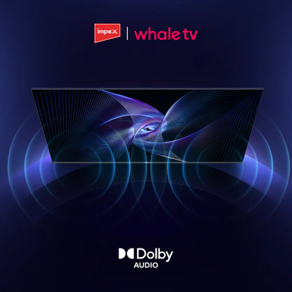 Impex WIOS Whale Series 32-inch HD QLED Smart TV (WIOS 32A2QSK1) with HDR10, Dolby Audio, and 3-Year Warranty (Black)