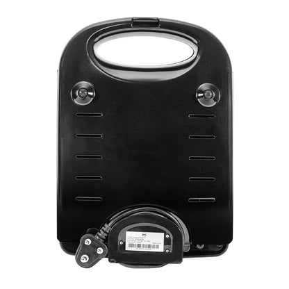 BPL 1200W 4-Slice Grill Sandwich Maker with Large Non-Stick Coating Plates, Cool Touch Handle with Lock, Ready Function LED Indicator, 2 Years Warranty, Black