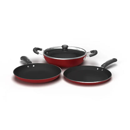 Click to expand Impex Non-Stick Aluminium Cookware Set (KTF 444)
