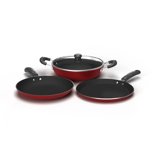 Click to expand Impex Non-Stick Aluminium Cookware Set (KTF 444)