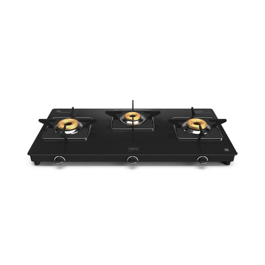 Impex 3-Burner Glasstop Gas Stove (Glaze 3B)