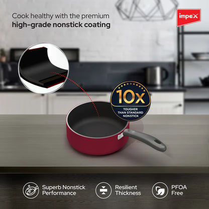 Impex IMP-1875 Premium Induction Base Nonstick Aluminium Milk Pan