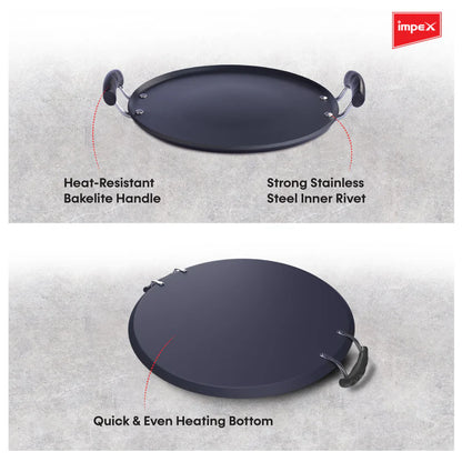 Impex IPT 36 HV Nonstick Aluminium Induction Base Pathiri Tawa