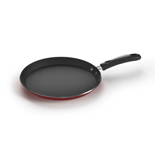 Impex ITP-2620 Induction Base Nonstick Aluminium Pathiri Pan (26 cm, Maroon) by Impex
